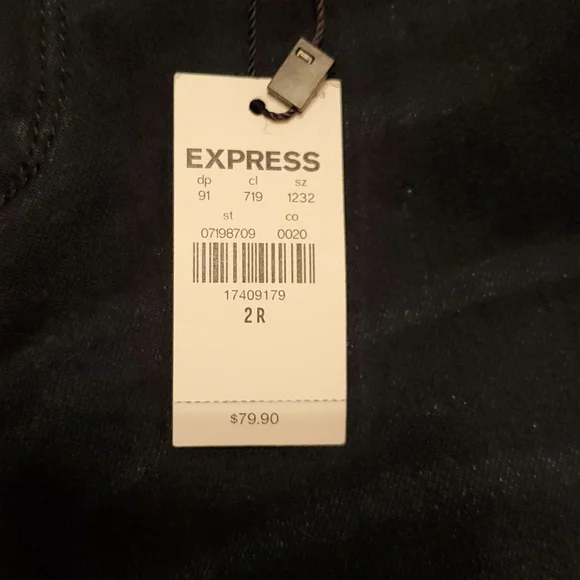 Express Dark Wash Skinny Jeans,  Size 2R, Jeans - Picture 14 of 14